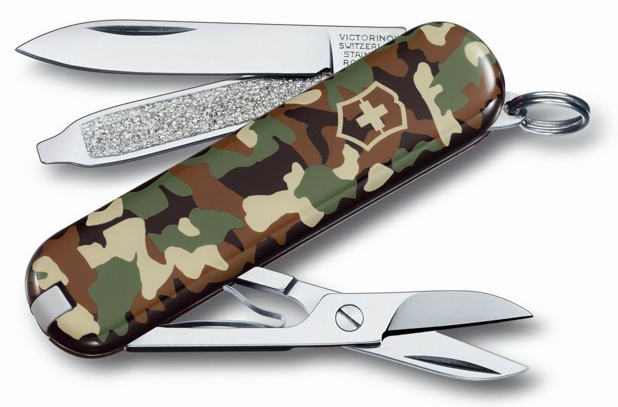 Купить Складной нож VICTORINOX Мод. CLASSIC SD CAMO в Алматы — магазин Korgan Center | Казахстан | Доставка во все регионы
